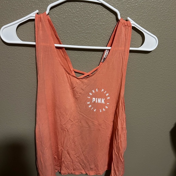 PINK Victoria's Secret Peach Tank Top - Picture 1 of 3